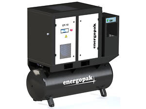 Гвинтовий компресор Energopak EP 18/RD-T500 з осушником і ресивером 500 л 2500 л/хв, 10 барів, 18,5 кВт