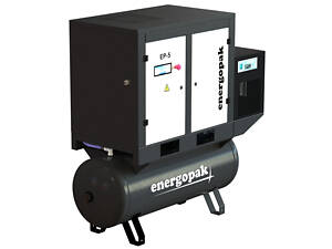 Гвинтовий компресор Energopak EP 5/RD-T270 з осушником і ресивером 270 л 850 л/хв, 10 барів, 5.5 кВт