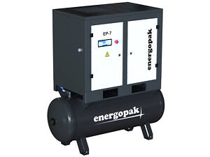 Гвинтовий компресор Energopak EP 7-T500 з ресивером 500 л 1000 л/хв, 10 барів, 7.5 кВт
