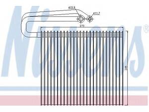 Випарник FT CROMA(05-)1.8 i 16V(+)[OE 6845622] NISSENS 92165 на CADILLAC BLS