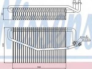 Випарник кондицiонера NISSENS 92173 на MERCEDES-BENZ C-CLASS T-Model (S203)