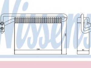 Испаритель кондиционера NISSENS 92177 на BMW 3 седан (E46)