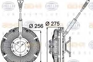 Выскомуфта для моделей:DAF (CF,XF)