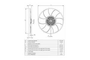 Віскомуфта вентилятора охолодження 49539