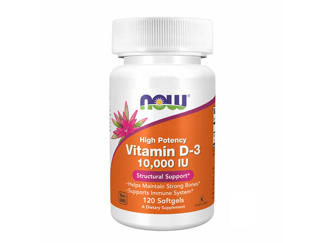 VIT D-3 10,000 IU - 120 sgels - Фото 1
