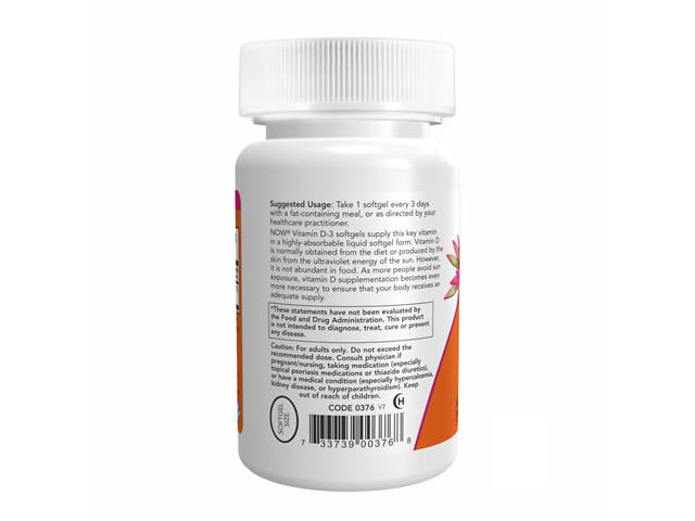 VIT D-3 10,000 IU - 120 sgels - Фото 3