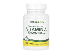 Витамин A Nature's Plus Vitamin A 10,000 IU Water-Dispersible 90 таблеток