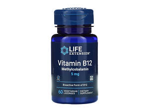 Vitamin B12 Methylcobalamin 5 mg - 60 vcaps