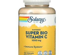 Вітамін C Solaray Super Bio Vitamin C 1000 mg 100 vcaps (1086-2023-10-2391)