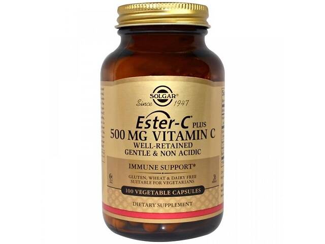Витамин C Solgar Ester-C Plus Vitamin C 500 mg 100 Veg Caps