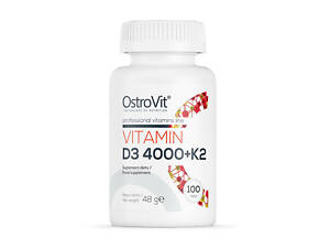 Vitamin D3 4000 + K2 (100 tabs)