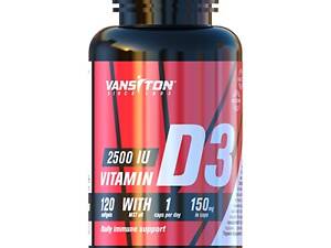 Вітамін D3 Vansiton 2500 МО 120 капсул (1105-687649)