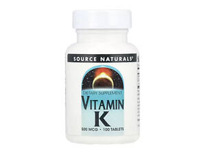 Вітамін K 500 мкг - 100 таблеток.
