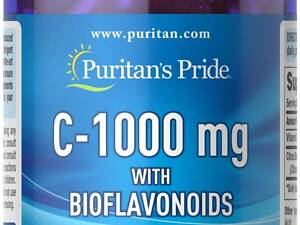 Вітамін C з біофлавоноїдами, Vitamin C with Bioflavonoids, Puritan's Pride, 1000 мг, 100 капсул