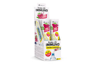 Витаминно-минеральный комплекс Olimp Nutrition Drinks for life Immuno 20 х 9 g (Raspberry)
