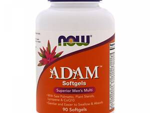 Витаминный комплекс для мужчин Now Foods Adam Superior Men's Multi 90 softgels