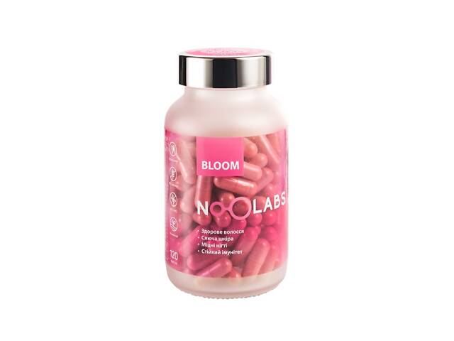 Витаминный комплекс для волос кожи ногтей NOOLABS Bloom 120 капсул (4820261980196) - Фото 1