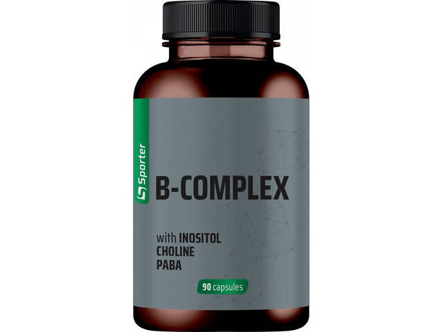 Витамины группы В Sporter Vitamin B Complex 90 капсул - Фото NaN
