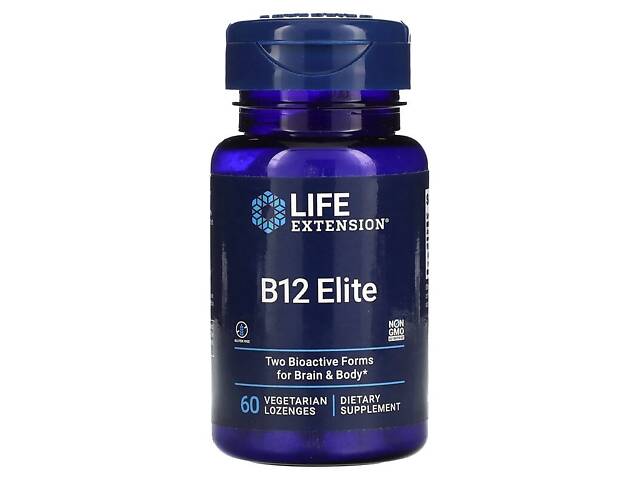 Витамины Life Extension B12 Elite 60 vlozenges (1086-2023-10-3223) - Фото NaN