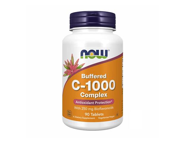 Вітаміни Now Foods C-1000 Comp 90 tabs (1086-2022-10-0018) - Фото 1