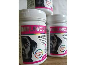 Витамины UNICUM Premium для собак EXTRA SIZE 'Здоровая шерсть и кожа'