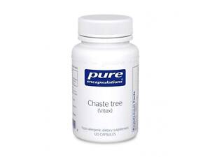Витекс священный, Chaste Tree (Vitex), Pure Encapsulations, для поддержания здоровой продолжительности