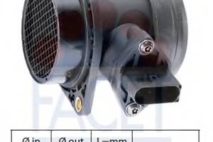 Витратомір повітря (5 конт.) VW T4/ LT II 1.9D/2.5D 95-06 (L=96)