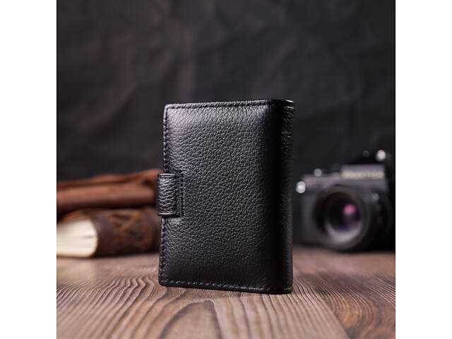Визитница из натуральной кожи ST Leather 22469 Черный - Фото 8
