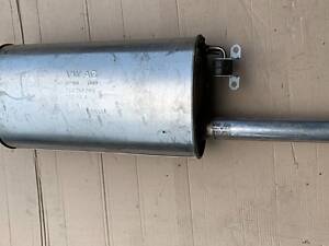 Подержанный глушитель для Volkswagen T6 [ Transporter ] = 2015 = 7EO 253 211 E - 7EO 118 A = 2,O TDI = передняя часть