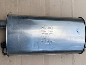 Подержанный глушитель для Volkswagen T6 [ Transporter]=2017=2,O TDI=7EO 253211 F - 7EO 118 A=передняя часть