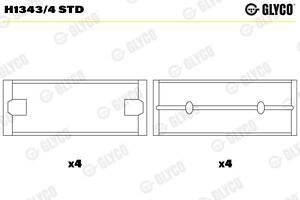 Вкладыши коренные (к-кт) VW FOX (5Z1) / SEAT IBIZA (6J1) 1999-2022 г.