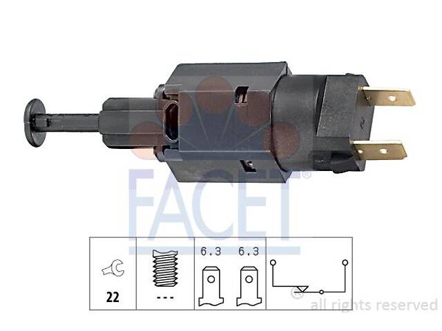 Включатель сигнала стоп MG MG TF / DAEWOO RACER / DAEWOO NEXIA 1979-2009 г.