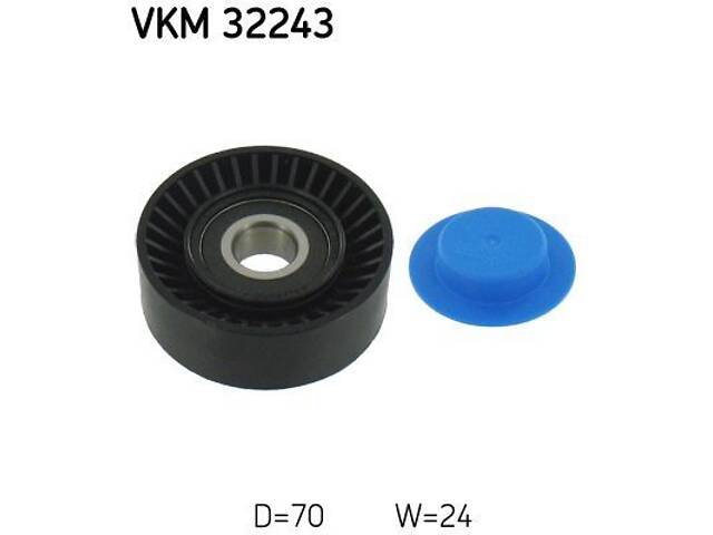 Відвідний/напрямний ролик, поліклиновий ремінь SKF VKM 32243