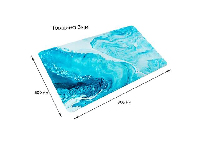 Вологопоглинаючий килимок 50х80х3мм SW-00002540 - Фото 3