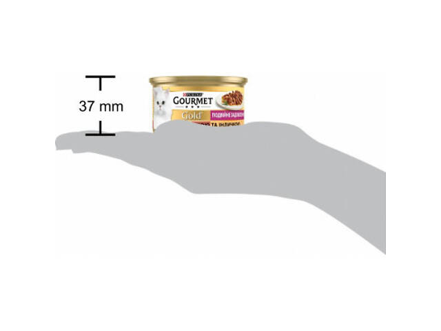 Вологий корм для кошек Purina Gourmet Gold. Подвійне задоволення з качкою та індичкою 85г (7613031381050) - Фото 4
