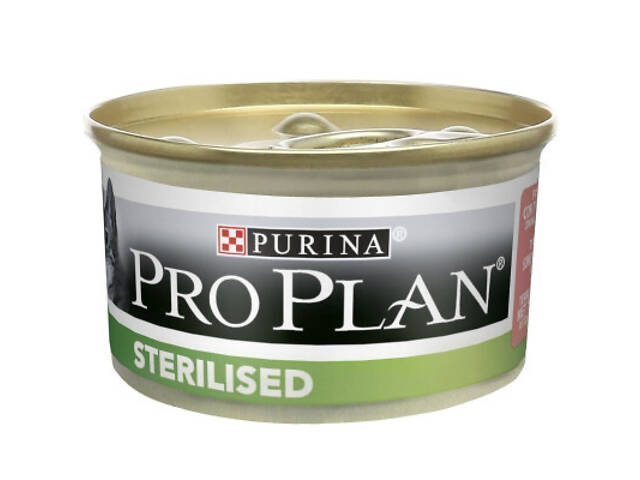 Вологий корм для кошек Purina Pro Plan Sterilised З тунцем і лососем 85 г (8445290173287) - Фото 1