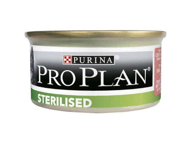 Вологий корм для кошек Purina Pro Plan Sterilised З тунцем і лососем 85 г (8445290173287) - Фото 3