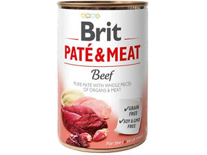 Влажный корм для собак Brit Care Pate and Meat с говядиной (8595602557400)