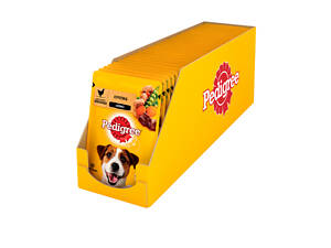 Влажный корм для собак Pedigree Курица и овощи в соусе 100 г (5900951017322)
