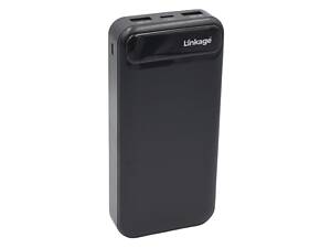 Внешний аккумулятор Power Bank Linkage LKP-21 2xUSB LCD 10000 mAh Black (3_02406)