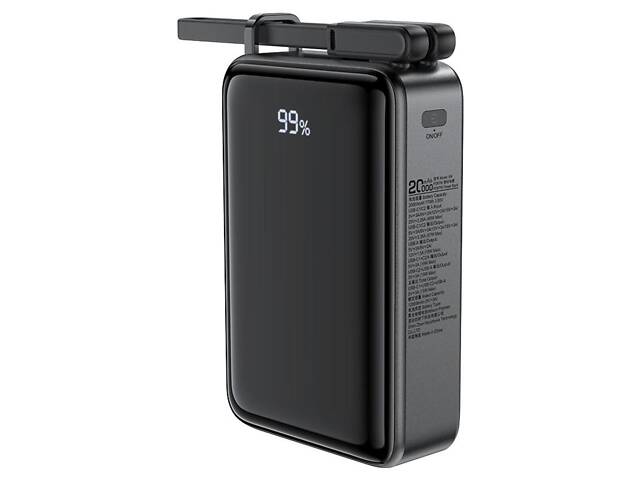 Внешний аккумулятор ACEFAST M4 PD67W Power Bank 20000mAh Black yL. - Фото 1