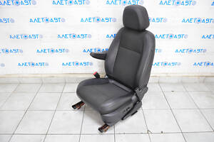 Водійське сидіння Buick Encore 17-19 з airbag, чорний, комбін шкіра ганчірка, електро, топляк, робоче