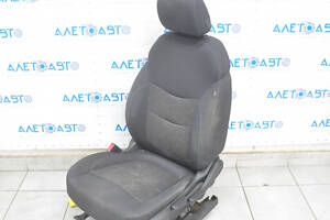 Водительское сидение Chevrolet Volt 16- без airbag, механич, тряпка черн, синяя строчка, под химч, надрыв
