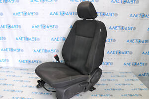 Водительское сидение Ford Focus mk3 15-18 рест, без airbag, механич, тряпка черн