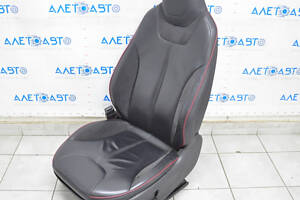 Водительское сидение Tesla Model S 12-15 дорест, с airbag, электро, кожа+замш черн