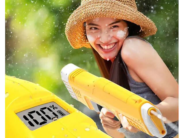 Водный автомат (пистолет) Spyra Z с электронасосом Желтый - Фото 2