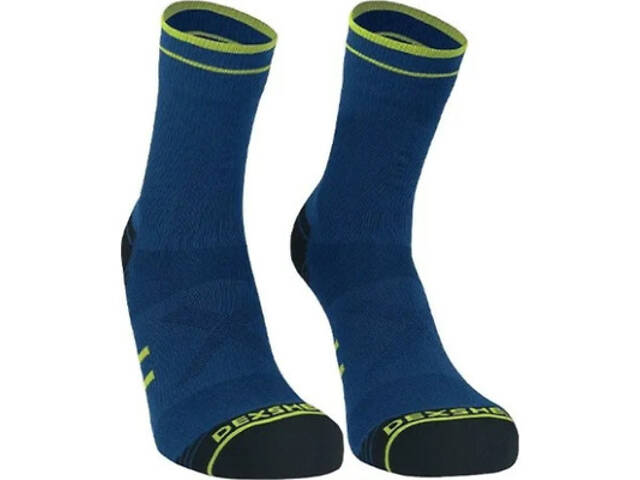 Водонепроницаемые носки Dexshell Running Lite 2.0 Socks темно-блакитні розмір M (39-42) (DS20610MLB2.0-M) - Фото 1