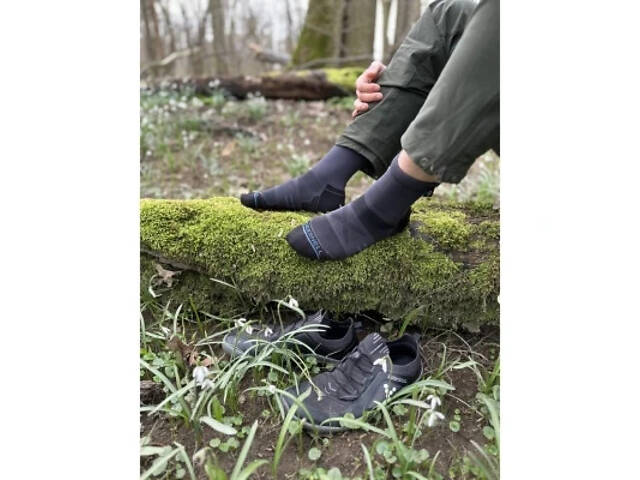 Водонепроницаемые носки Dexshell Running Lite 2.0 Socks сірі розмір L (43-46) (DS20610TLG2.0-L) - Фото 5