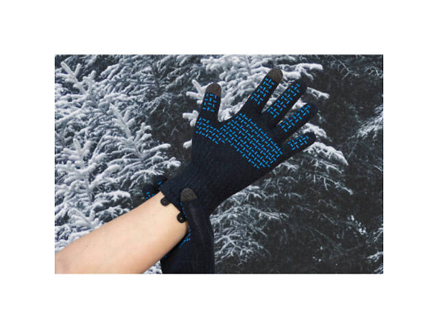 Водонепроницаемые перчатки Dexshell ThermFit 3.0 Gloves темно-блакитні розмір S (DG12402HTB-S) - Фото 2