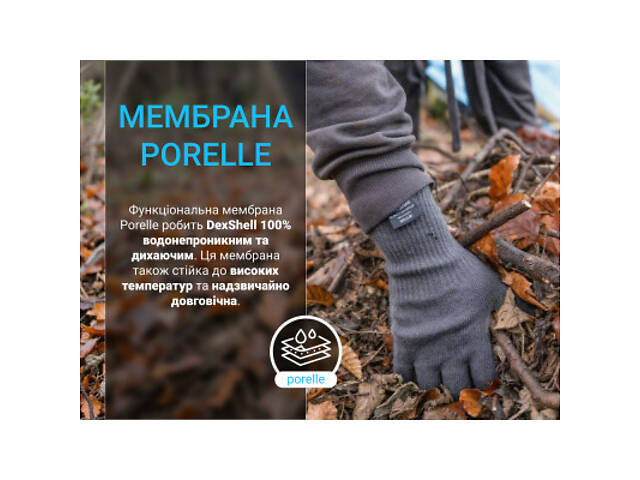 Водонепроникні рукавички Dexshell ThermFit 3.0 Gloves чорні L (DG12402BLK-L) - Фото 6